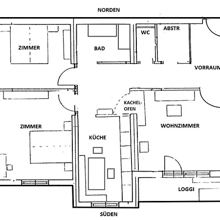 Apartment Weisse Wand Weissensee